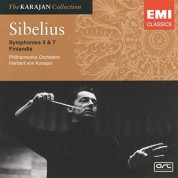 Philharmonia Orchestra, Herbert von Karajan: Sibelius: Symphonies No. 4 & 7 - CD