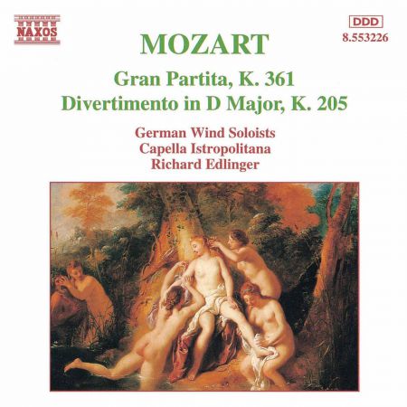 Mozart: Gran Partita / Divertimento, K. 205 - CD