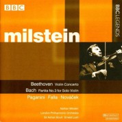 Nathan Milstein, London Philharmonic Orchestra: Beethoven, Bach: Violin Concerto, Partita No. 3 For Solo Violin - CD