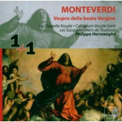 Les Sacqueboutiers, Philippe Herreweghe: Monteverdi: Vespro della beata Vergine - CD