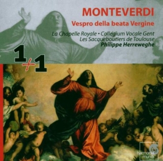 Les Sacqueboutiers, Philippe Herreweghe: Monteverdi: Vespro della beata Vergine - CD