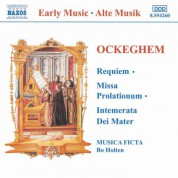 Ockeghem: Requiem / Missa Prolationum - CD