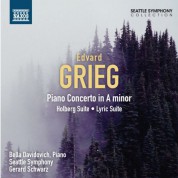 Bella Davidovich, Gerard Schwarz: Grieg: Piano Concerto - Holberg Suite - Lyric Suite - CD