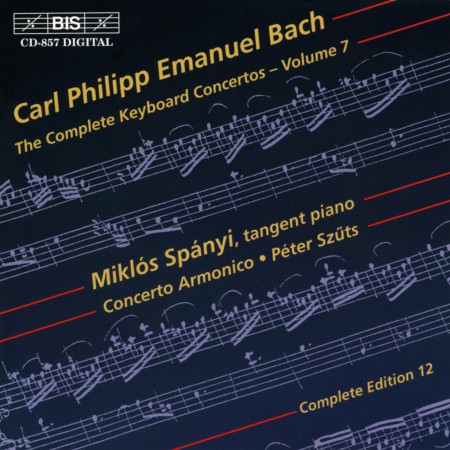 Miklós Spányi, Concerto Armonico, Péter Szűts: C.P.E. Bach: Keyboard Concertos Vol. 7 - CD