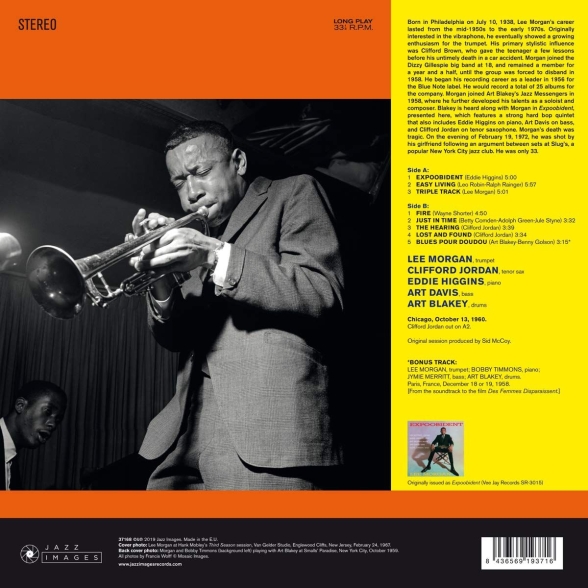 Lee Morgan: Expobedient (Images by Iconic Photographer Francis Wolff) - Plak Foto #2