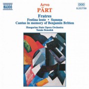 Part: Fratres / Festina Lente / Summa - CD