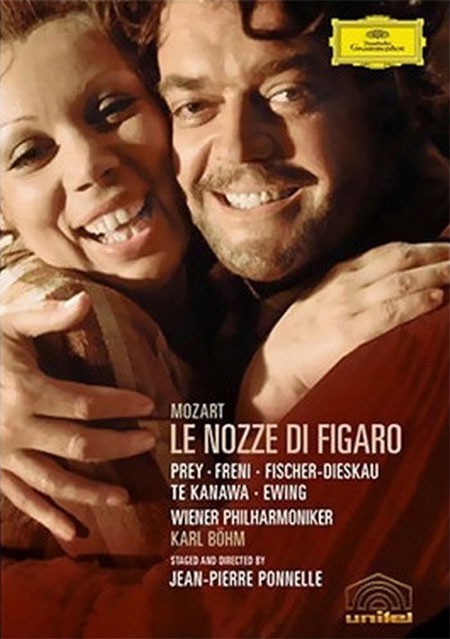 Dietrich Fischer-Dieskau, Hermann Prey, Karl Böhm, Kiri Te Kanawa, Maria Ewing, Mirella Freni, Wiener Philharmoniker: Mozart: Le Nozze Di Figaro - DVD