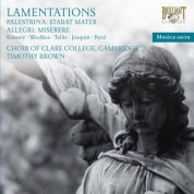 Choir of Clare College Cambridge, Timothy Brown: Allegri, Palestrina: Lamentations - CD