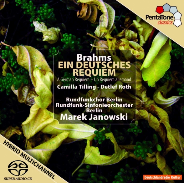 Marek Janowski, Rundfunkchor Berlin, Rundfunk-Sinfonieorchester Berlin: Brahms: Ein Deutsches Requiem - SACD Foto #1