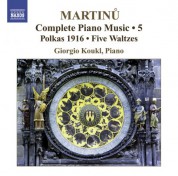 Giorgio Koukl: Martinu, B.: Complete Piano Music, Vol. 5 - CD