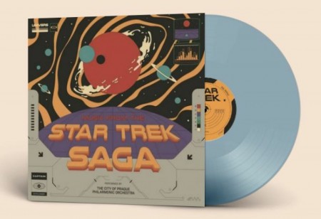 The City of Prague Philharmonic Orchestra: Music From The Star Trek Saga (Blue Vinyl) - Plak