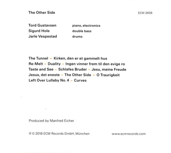 Tord Gustavsen Trio: The Other Side - CD Foto #2