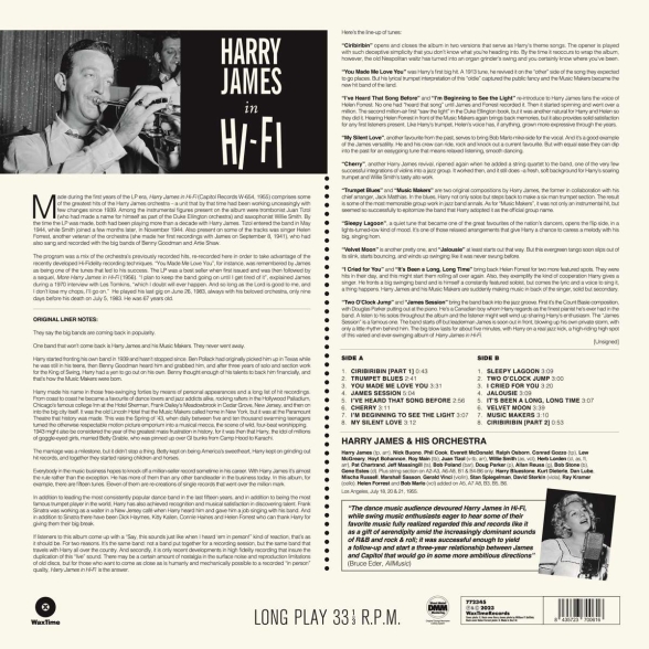 Harry James: In Hi-Fi (Virgin Vinyl) (Limited Edition) - Plak Foto #2