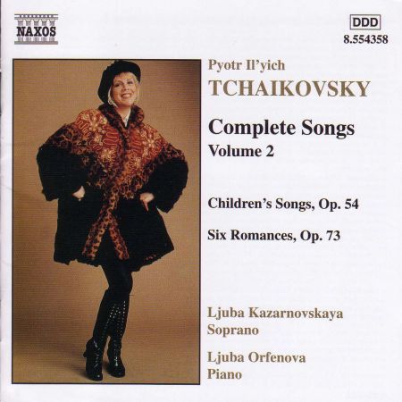 Tchaikovsky: Songs (Complete), Vol.  2 - CD