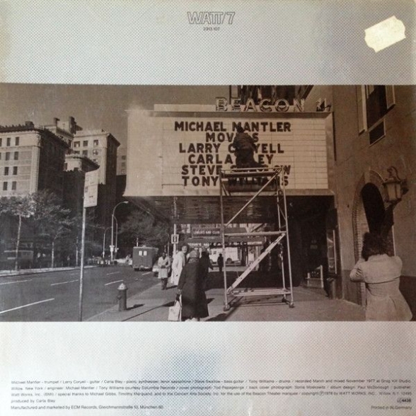 Michael Mantler: Movies - Plak Foto #2