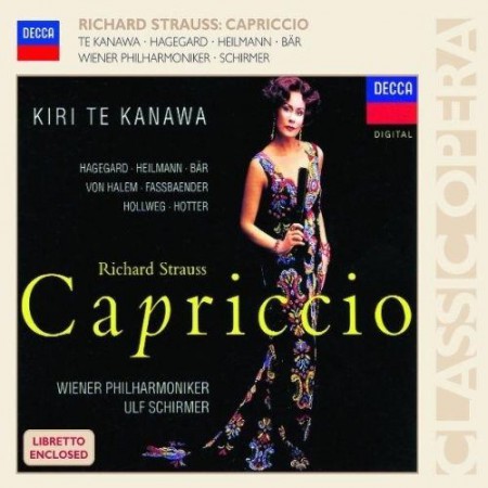 Olaf Bär, Håkan Hagegård, Uwe Heilmann, Kiri Te Kanawa, Ulf Schirmer, Wiener Philharmoniker: Strauss, R: Capriccio - CD