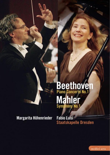 Margarita Höhenrieder, Staatskapelle Dresden, Fabio Luisi: Mahler: Symphony No.1 / Beethoven: Piano Concerto No.1 - DVD