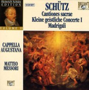 Cappella Augustana, Matteo Messori: Schütz: Heinrich Schütz Edition Vol.II - Cantiones Sacrae, Kleine Geistliche Konzerte Madrigali - CD