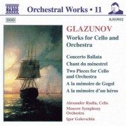 Alexander Rudin: Glazunov, A.K.: Orchestral Works, Vol. 11 - Concerto Ballata / Chant Du Menestrel - CD