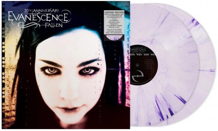 Evanescence: Fallen (20th Anniversary - Limited Deluxe Edition - White & Purple Marble Vinyl) - Plak