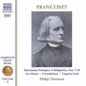 Liszt: 6 Consolations / Ave Maria - CD