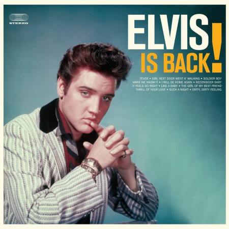 Elvis Presley: Elvis Is Back! - Limited Edition In Solid Orange Colored Vinyl. - Plak