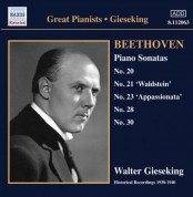 Walter Gieseking: Beethoven: Piano Sonatas Nos. 20, 21, 23, 28 and 30 - CD