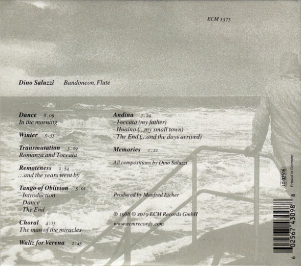 Dino Saluzzi: Andina - CD Foto #2