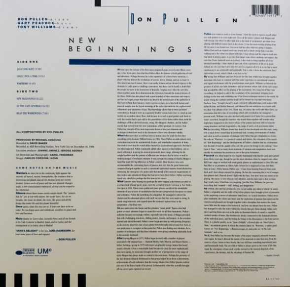 Don Pullen: New Beginnings - Plak Foto #2