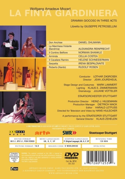 Mozart: La Finta Giardiniera (Stuttgart) - DVD Foto #2