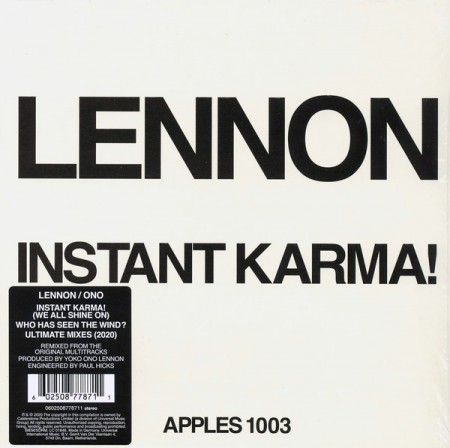 John Lennon, Plastic Ono Band: Instant Karma! - Single Plak