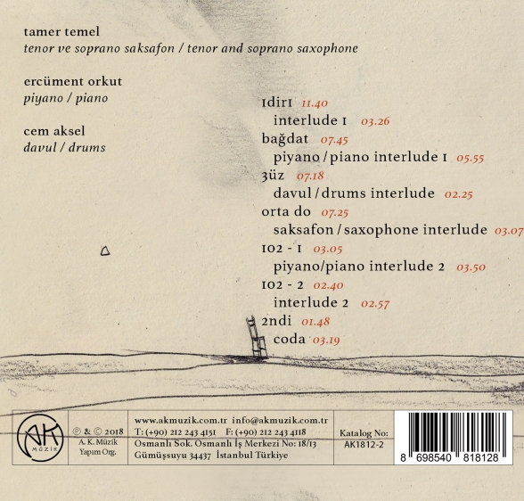 Tamer Temel, Ercüment Orkut, Cem Aksel: Töz - CD Foto #2