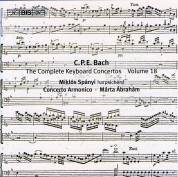 Miklós Spányi, Concerto Armonico: C.P.E. Bach: Keyboard Concertos, Vol. 18 - CD