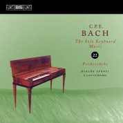 Miklós Spányi: C.P.E. Bach: Solo Keyboard Music, Vol. 22 - CD