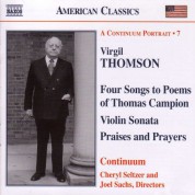 Thomson, V.: Vocal and Chamber Works - CD