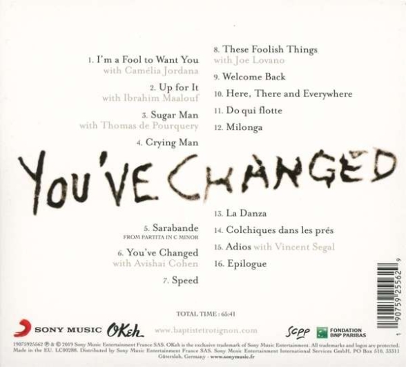 Baptiste Trotignon: You've Changed - CD Foto #2