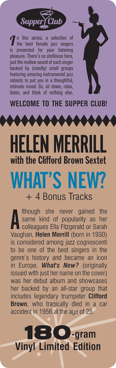 Helen Merrill: Whats New? - Plak Foto #3
