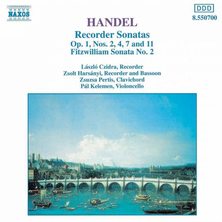 Handel: Recorder Sonatas, Op. 1, Nos. 2, 4, 7 and 11 - CD
