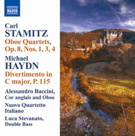 Alessandro Baccini: Stamitz, C.: Oboe Quartets, Op. 8, Nos. 1, 3, 4 / Haydn, M.: Divertimento in C Major - CD