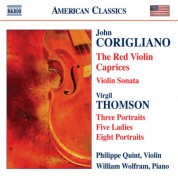 Philippe Quint: Corigliano: Red Violin Caprices (The) / Violin Sonata / Thomson, V.: 5 Ladies / Portraits - CD