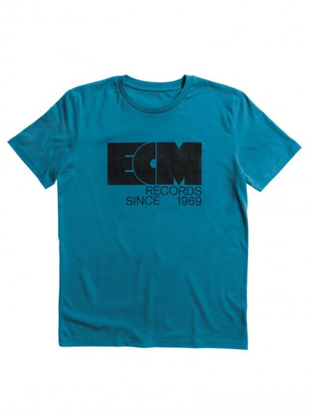 ECM - T-Shirt "Old School Logo" Ozean Depth (Size M)