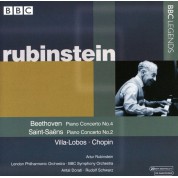 Artur Rubinstein: Beethoven, Saint-Saëns: Pİano Concerto No. 4, Pİano Concerto No. 2 - CD