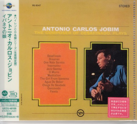 Antonio Carlos Jobim: The Composer Of Desafinado, Plays - UHQCD | Opus3a