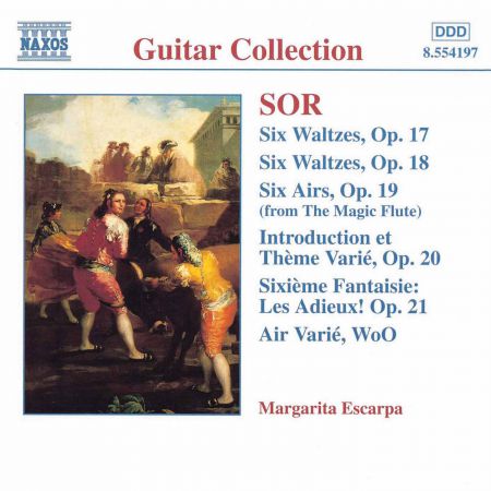 Margarita Escarpa: Sor: 6 Waltzes, Opp. 17 and 18 / 6 Airs, Op. 19 - CD