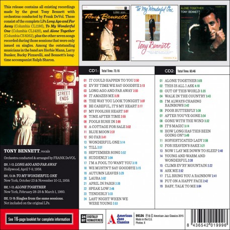 Tony Bennett: The Complete Frank Devol Sessions - CD Foto #2
