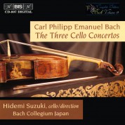 Hidemi Suzuki, Bach Collegium Japan: C.P.E. Bach: The Three Cello Concertos - CD