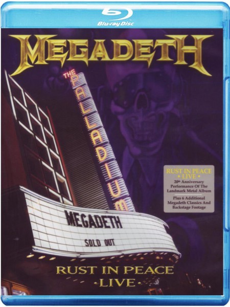 megadeth rust in peace live bluray