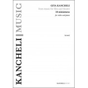 Giya Kancheli:  18 Miniatures for Violin and Piano - Kitap