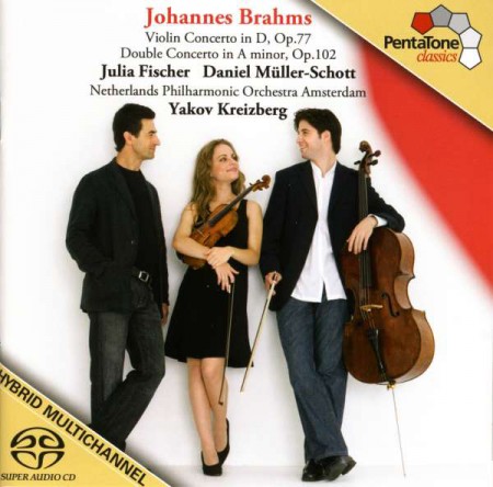 Yakov Kreizberg, Netherlands Philharmonic Orchestra, Julia Fischer, Daniel Müller-Schott: Brahms: Violin Concerto - CD