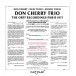 Don Cherry Trio - The ORTF  Recordings Paris 1971 (Japonya Edisyonu) - Plak